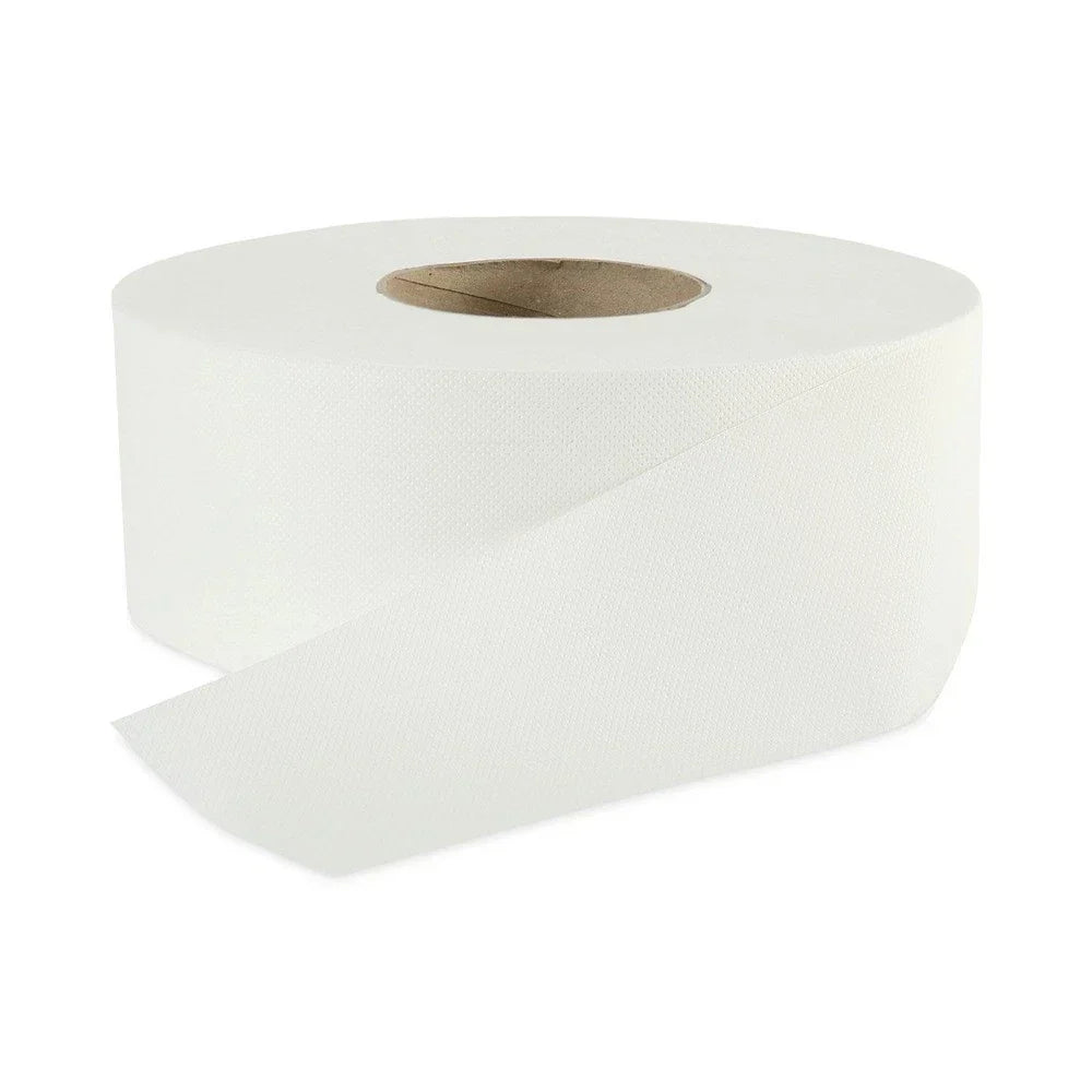 Boardwalk 410320 3.2" x 525' 2 Ply Septic Safe Bathroom Tissue - WHT (12/CT) New