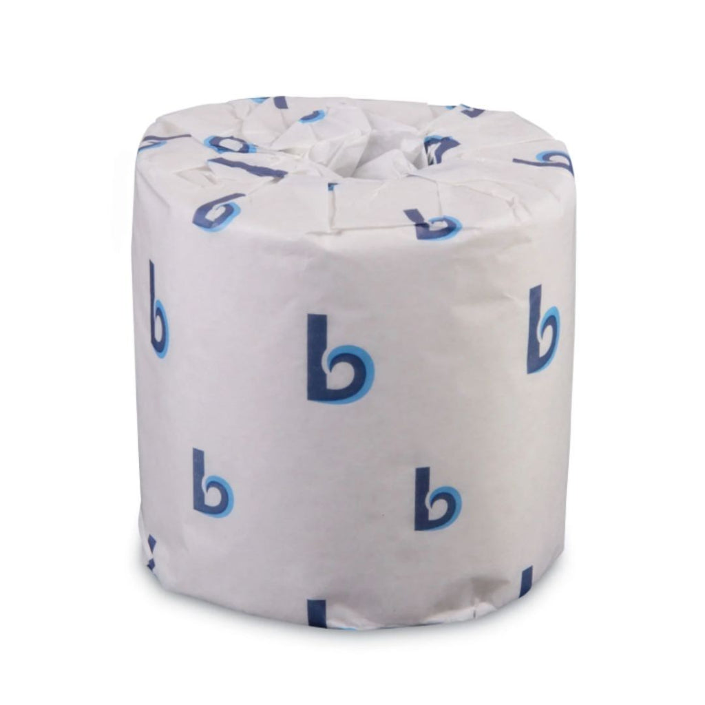 Boardwalk 2-Ply Toilet Tissue, Septic Safe, White, 400 Sheets/Roll, 96 Rolls/Car